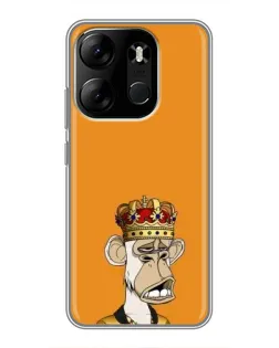 Чохол для TECNO Spark Go 2023 (BF7) з картинкою «Золота мавпа Bored Ape»