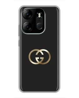 Чехол для TECNO Spark Go 2023 (BF7) с картинкой «Минимализм Gucci»