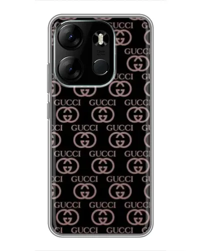 Чехол для TECNO Spark Go 2023 (BF7) с картинкой «Классическая монограмма Gucci»