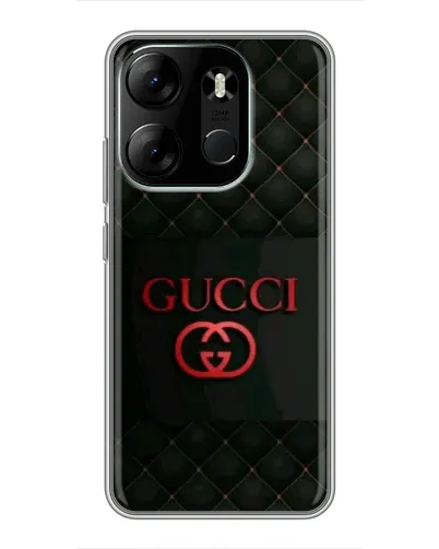 Чехол для TECNO Spark Go 2023 (BF7) с картинкой «Gucci — стеганый черный»