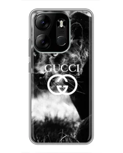 Чехол для TECNO Spark Go 2023 (BF7) с картинкой «Gucci — дикая природа»