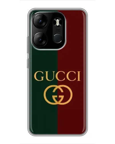Чехол для TECNO Spark Go 2023 (BF7) с картинкой «Gucci — темно-зеленый градиент» Чехол для TECNO Spark Go 2023 (BF7) с картинкой «Gucci — темно-зеленый градиент»
