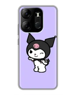 Чехол для TECNO Spark Go 2023 (BF7) с картинкой «Классическая Kuromi» Чехол для TECNO Spark Go 2023 (BF7) с картинкой «Классическая Kuromi»