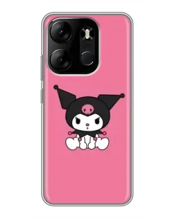 Чехол для TECNO Spark Go 2023 (BF7) с картинкой «Хмурая Kuromi» Чехол для TECNO Spark Go 2023 (BF7) с картинкой «Хмурая Kuromi»