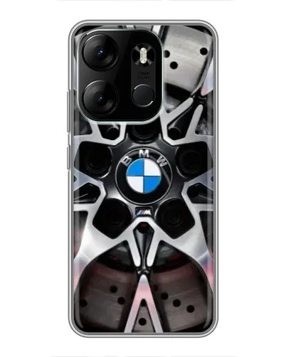 Чехол для TECNO Spark Go 2023 (BF7) с картинкой «BMW — деталь диска»