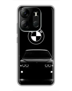 Чехол для TECNO Spark Go 2023 (BF7) с картинкой «BMW — взгляд из темноты»