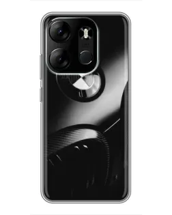 Чехол для TECNO Spark Go 2023 (BF7) с картинкой «Эмблема BMW — макро»