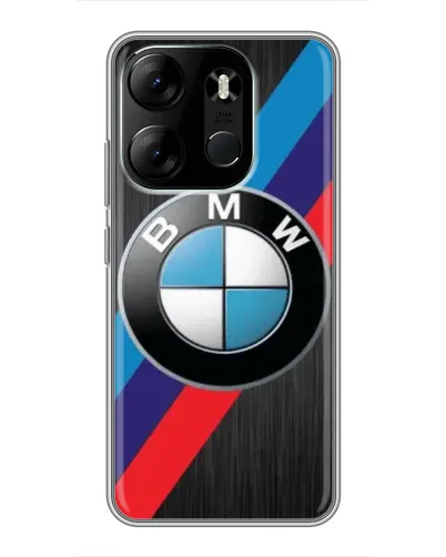 Чехол для TECNO Spark Go 2023 (BF7) с картинкой «BMW M-stripes стиль»