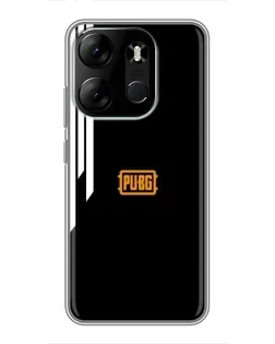 Чехол для TECNO Spark Go 2023 (BF7) с картинкой «PUBG — вертикальные линии»
