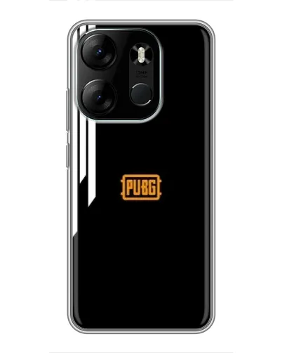 Чехол для TECNO Spark Go 2023 (BF7) с картинкой «PUBG — вертикальные линии»