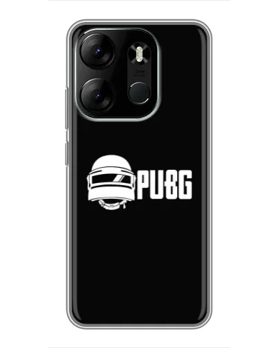 Чехол для TECNO Spark Go 2023 (BF7) с картинкой «PUBG — классический лого»