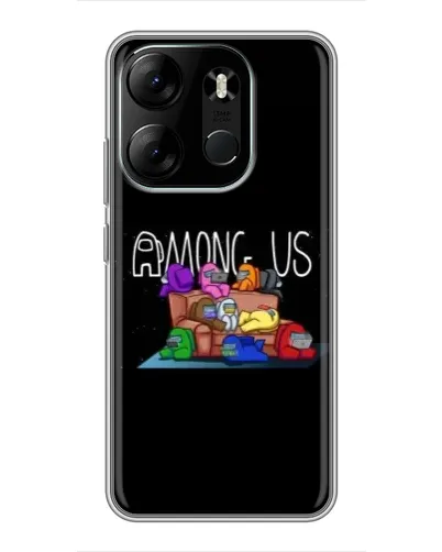 Чохол для TECNO Spark Go 2023 (BF7) з картинкою «Логотип Among Us» Чохол для TECNO Spark Go 2023 (BF7) з картинкою «Логотип Among Us»
