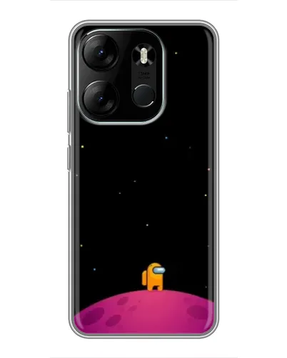 Чохол для TECNO Spark Go 2023 (BF7) з картинкою «Самотній герой на планеті» Чохол для TECNO Spark Go 2023 (BF7) з картинкою «Самотній герой на планеті»