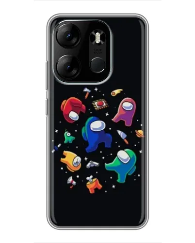 Чохол для TECNO Spark Go 2023 (BF7) з картинкою «Among Us космос» Чохол для TECNO Spark Go 2023 (BF7) з картинкою «Among Us космос»