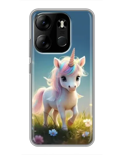 Чехол для TECNO Spark Go 2023 (BF7) с картинкой «Единорог на поляне» Чехол для TECNO Spark Go 2023 (BF7) с картинкой «Единорог на поляне»