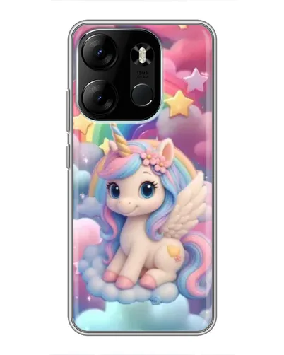 Чехол для TECNO Spark Go 2023 (BF7) с картинкой «Маленький единорог» Чехол для TECNO Spark Go 2023 (BF7) с картинкой «Маленький единорог»
