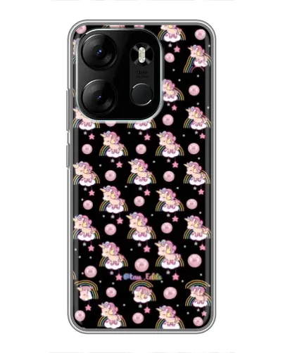 Чехол для TECNO Spark Go 2023 (BF7) с картинкой «Magic Unicorn паттерн» Чехол для TECNO Spark Go 2023 (BF7) с картинкой «Magic Unicorn паттерн»