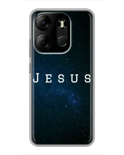 Чехол для TECNO Spark Go 2023 (BF7) с картинкой «Звездное небо Jesus»