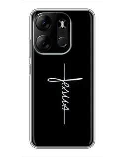 Чехол для TECNO Spark Go 2023 (BF7) с картинкой «Тонкая линия веры»
