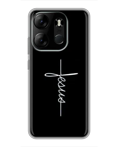 Чехол для TECNO Spark Go 2023 (BF7) с картинкой «Тонкая линия веры»