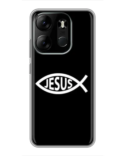 Чехол для TECNO Spark Go 2023 (BF7) с картинкой «Классический Jesus»