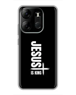 Чехол для TECNO Spark Go 2023 (BF7) с картинкой «Вертикаль веры Jesus»