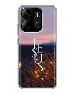 Чехол для TECNO Spark Go 2023 (BF7) с картинкой «Свет Божий ночью»