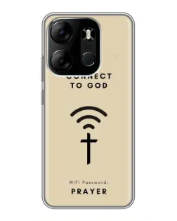 Чехол для TECNO Spark Go 2023 (BF7) с картинкой «Молитва Connect»