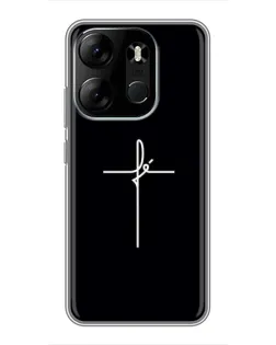 Чехол для TECNO Spark Go 2023 (BF7) с картинкой «Тонкий крест»