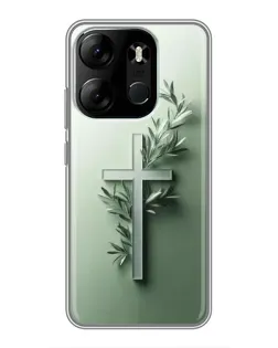 Чехол для TECNO Spark Go 2023 (BF7) с картинкой «Оливковая ветвь»