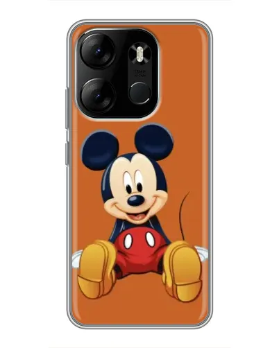 Чехол для TECNO Spark Go 2023 (BF7) с картинкой «Микки отдыхает»