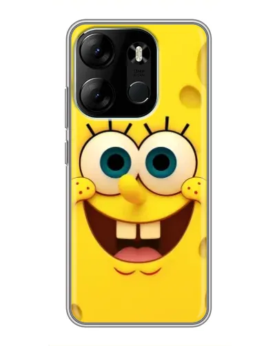 Чохол для TECNO Spark Go 2023 (BF7) з картинкою «Губка Боб посмішка» Чохол для TECNO Spark Go 2023 (BF7) з картинкою «Губка Боб посмішка»