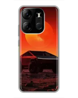 Чохол для TECNO Spark Go 2023 (BF7) з картинкою «Cybertruck на Марсі» Чохол для TECNO Spark Go 2023 (BF7) з картинкою «Cybertruck на Марсі»