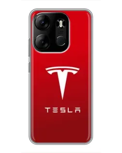 Чохол для TECNO Spark Go 2023 (BF7) з картинкою «Tesla Red Classic» Чохол для TECNO Spark Go 2023 (BF7) з картинкою «Tesla Red Classic»