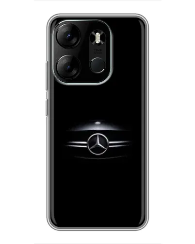 Чехол для TECNO Spark Go 2023 (BF7) с картинкой «Mercedes — абстрактные линии» Чехол для TECNO Spark Go 2023 (BF7) с картинкой «Mercedes — абстрактные линии»