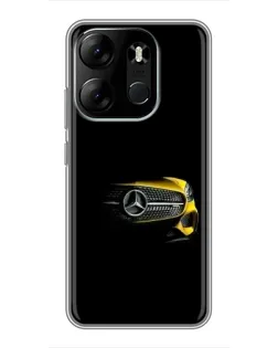 Чехол для TECNO Spark Go 2023 (BF7) с картинкой «Mercedes — ретро стиль»