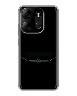 Чехол для TECNO Spark Go 2023 (BF7) с картинкой «Mercedes Stealth Look»