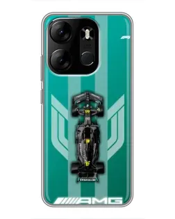 Чехол для TECNO Spark Go 2023 (BF7) с картинкой «Mercedes AMG Petronas»