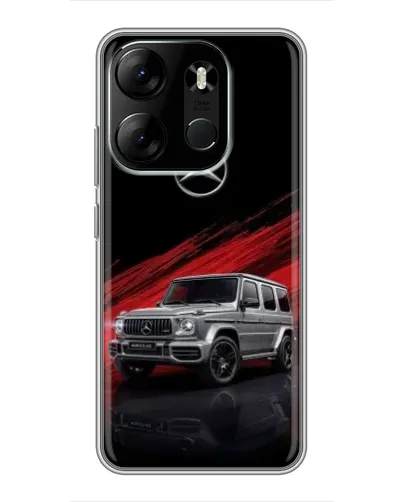 Чехол для TECNO Spark Go 2023 (BF7) с картинкой «Mercedes G-Class красный» Чехол для TECNO Spark Go 2023 (BF7) с картинкой «Mercedes G-Class красный»