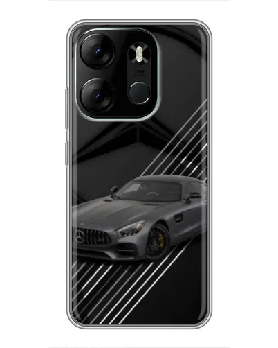 Чехол для TECNO Spark Go 2023 (BF7) с картинкой «Mercedes AMG — графика» Чехол для TECNO Spark Go 2023 (BF7) с картинкой «Mercedes AMG — графика»