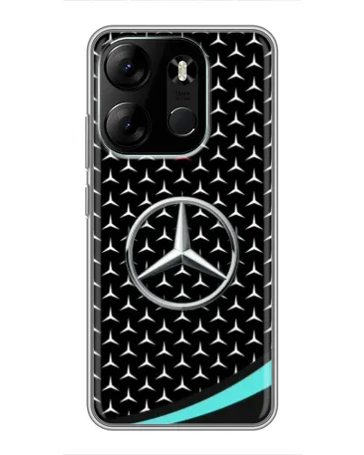 Чехол для TECNO Spark Go 2023 (BF7) с картинкой «Mercedes — бирюзовый акцент» Чехол для TECNO Spark Go 2023 (BF7) с картинкой «Mercedes — бирюзовый акцент»