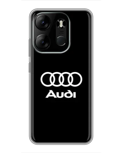 Чехол для TECNO Spark Go 2023 (BF7) с картинкой «Классическое лого Audi» Чехол для TECNO Spark Go 2023 (BF7) с картинкой «Классическое лого Audi»