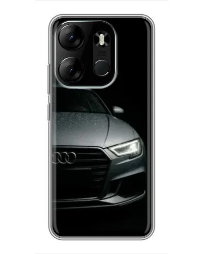 Чехол для TECNO Spark Go 2023 (BF7) с картинкой «Audi — детализация кузова» Чехол для TECNO Spark Go 2023 (BF7) с картинкой «Audi — детализация кузова»