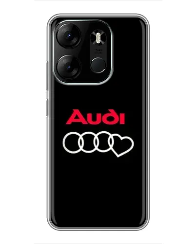 Чехол для TECNO Spark Go 2023 (BF7) с картинкой «Логотип Audi Heart» Чехол для TECNO Spark Go 2023 (BF7) с картинкой «Логотип Audi Heart»