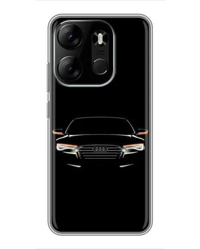 Чехол для TECNO Spark Go 2023 (BF7) с картинкой «Audi — ночной контур» Чехол для TECNO Spark Go 2023 (BF7) с картинкой «Audi — ночной контур»