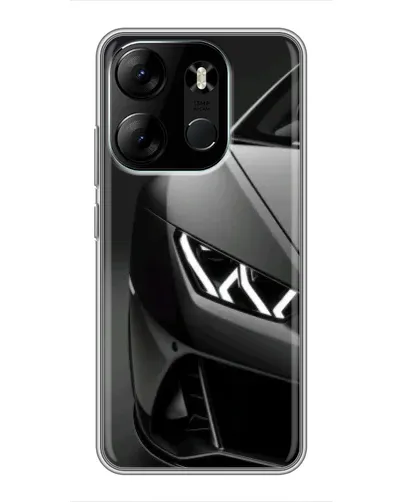 Чохол для TECNO Spark Go 2023 (BF7) з картинкою «Lamborghini фари деталізація»