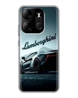 Чохол для TECNO Spark Go 2023 (BF7) з картинкою «Класичний Lamborghini надпис»