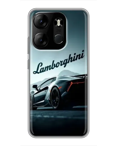 Чохол для TECNO Spark Go 2023 (BF7) з картинкою «Класичний Lamborghini надпис»