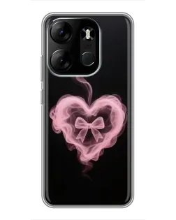 Чохол для TECNO Spark Go 2023 (BF7) з картинкою «Димчасте серце» Чохол для TECNO Spark Go 2023 (BF7) з картинкою «Димчасте серце»