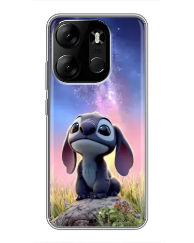 Чехол для TECNO Spark Go 2023 (BF7) с картинкой «Стич на рассвете»